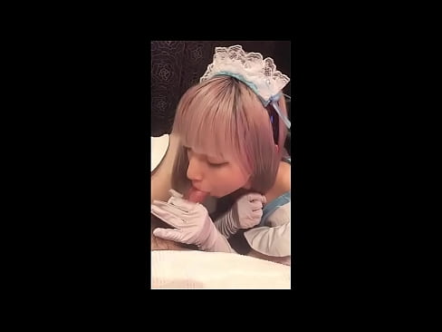 ❤️ Idol ya Kijapani [mayuka], vazi la msichana wa Kifaransa, sehemu ya 1, blowjob na kujipaka losheni ️❌  ❌️❤